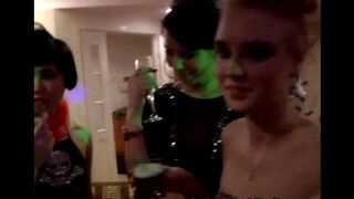 Orgy party with some of the horniest young girls