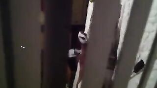 The guy is shooting sex of his neighbors with a camera