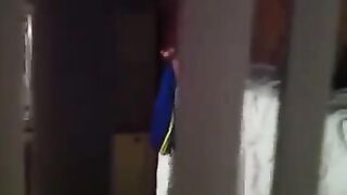 The guy is shooting sex of his neighbors with a camera
