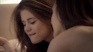 The girls are licking each other’s sweet pussies and reaching orgasm together