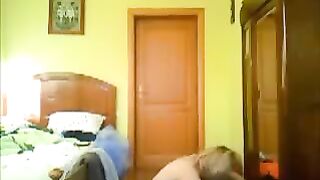 A guy peeps at girls in their homes and fucks with them