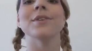 A man with a huge cock fucks a young beauty
