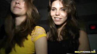 Sex party in the club with wild ravers