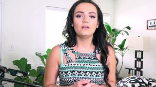A charming girl is having fun with a young boy in HD