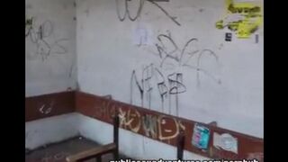 The girl does not mind to do a blowjob in public places
