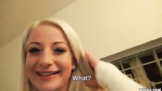 A sexy blonde with natural tits is featured in an exclusive video by Private