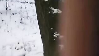The guy tried to freeze dick and pussy with a girl