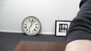 Girl with cancer passed the porn casting, she will fuck for money