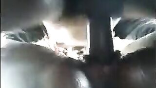 Black pussy overflows with cum and moisture