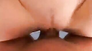 The girl was engaged in passionate play with her pussy