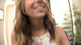 The girl was shown her boobs, but she sucked cock like a whore
