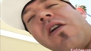 A girl agreed to be a cuckold for money in HD quality