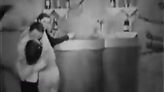 A threesome sex video of the ancient times from 1930
