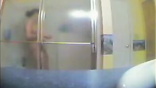 A sister has no idea there’s a camera in the shower
