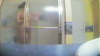 A sister has no idea there’s a camera in the shower