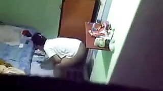 Camera hidden in the female hostel room for peeping