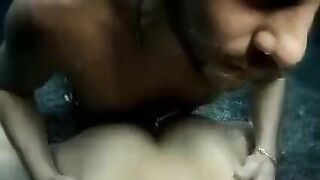 A beautiful woman gave the guy an incredible blowjob underwater
