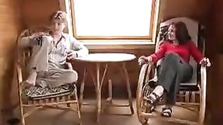 A young man fucked by his sister in the countryside