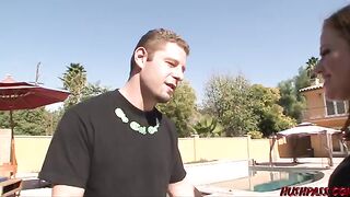 Sean stuffed the pretty and petite Sindee with his monster white cock