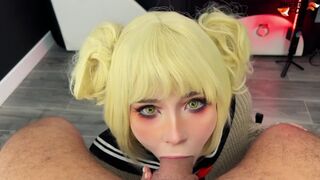 Himiko Toga gets fucked after giving a blowjob after an exam
