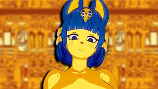 Ankha rides a huge cock with great pleasure in the latest episode