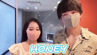 Japanese guy’s slippery handjob using cum lube results in an incredible finish