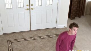 I met a guy in the bedroom and he was completely ready for sex