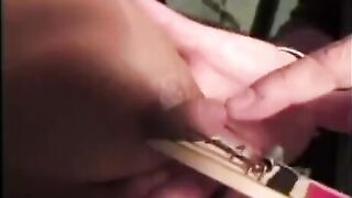 The beautiful girl experienced a little violence because of her big tits