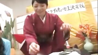 Hairy Asian girl has sex in public hot spring, showcasing her wild side