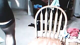 The guy gets excited when he wears women's clothes, he likes to dress up