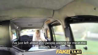 The bride got intimate with a taxi driver before the wedding