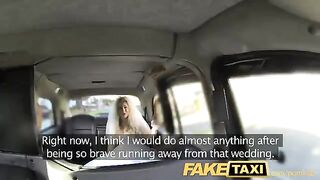 The bride got intimate with a taxi driver before the wedding