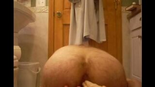 A rubber cock for my tight ass hole - homemade porn