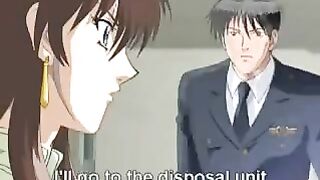 Girl with big eyes Hentai-style has amazing skills in blowing jobs