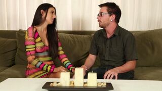 A hot girl is fucking with a botanist after a massage