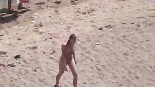A pair of naked people at sea in HD