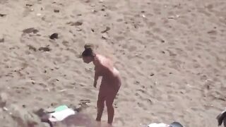 A pair of naked people at sea in HD