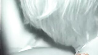 A young guy licks the hairy pussy of his sleeping Asian step-sister