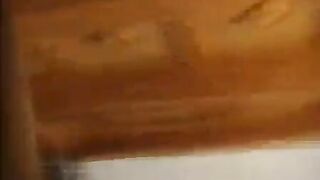 Peeping under the skirt of a young porn star