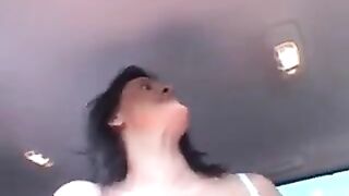 Three cool guys brought a prostitute to the forest and fucked her