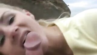 The best sperm dessert on the face of a teen