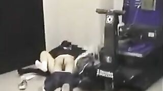He kicked his pants off and began to fuck his girlfriend in ass