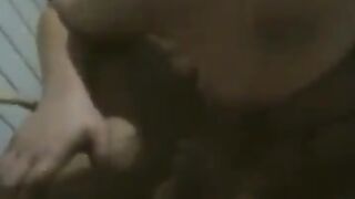 A fat woman dances naked in front of her husband, who couldn’t resist