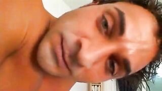 Hard anal sex and a creampie finish for the Italian beauty