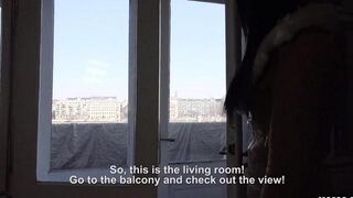 The tourist had to pay for the roof over his head in kind