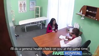 A doctor checks a girl and fucks her in the vagina