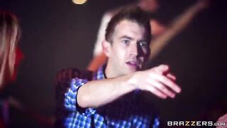 Skinny teen blonde gets fucked on the party by a big dick