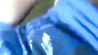 I pulled down my underpants and took out the overgrown bolt to jerk it