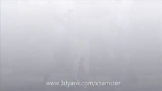 Babe from anime fucked by two huge monsters with hard cocks