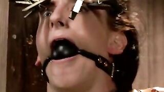 The poor girl was tied up and mocked in a disturbing way